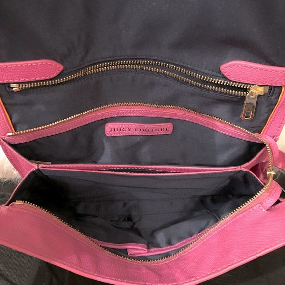 Juicy Couture Leni Charm Leather Shoulder Bag NWT - Picture 10 of 13